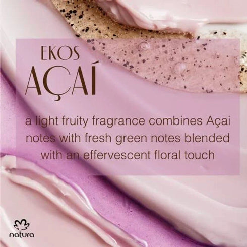 Natura Ekos Açaí Exfoliating Shower Gel 185ml